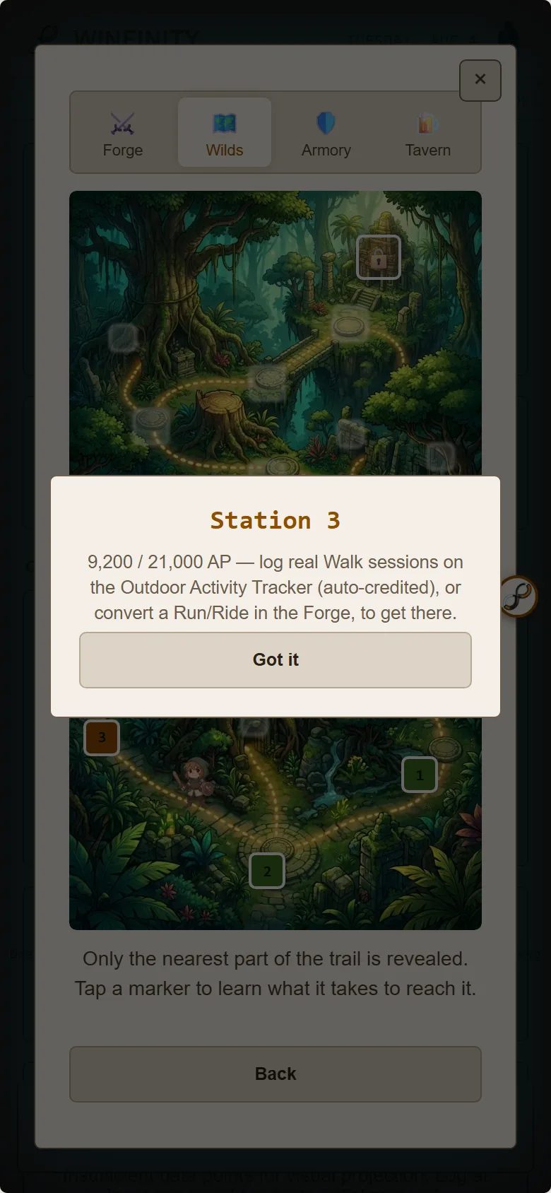 Station note